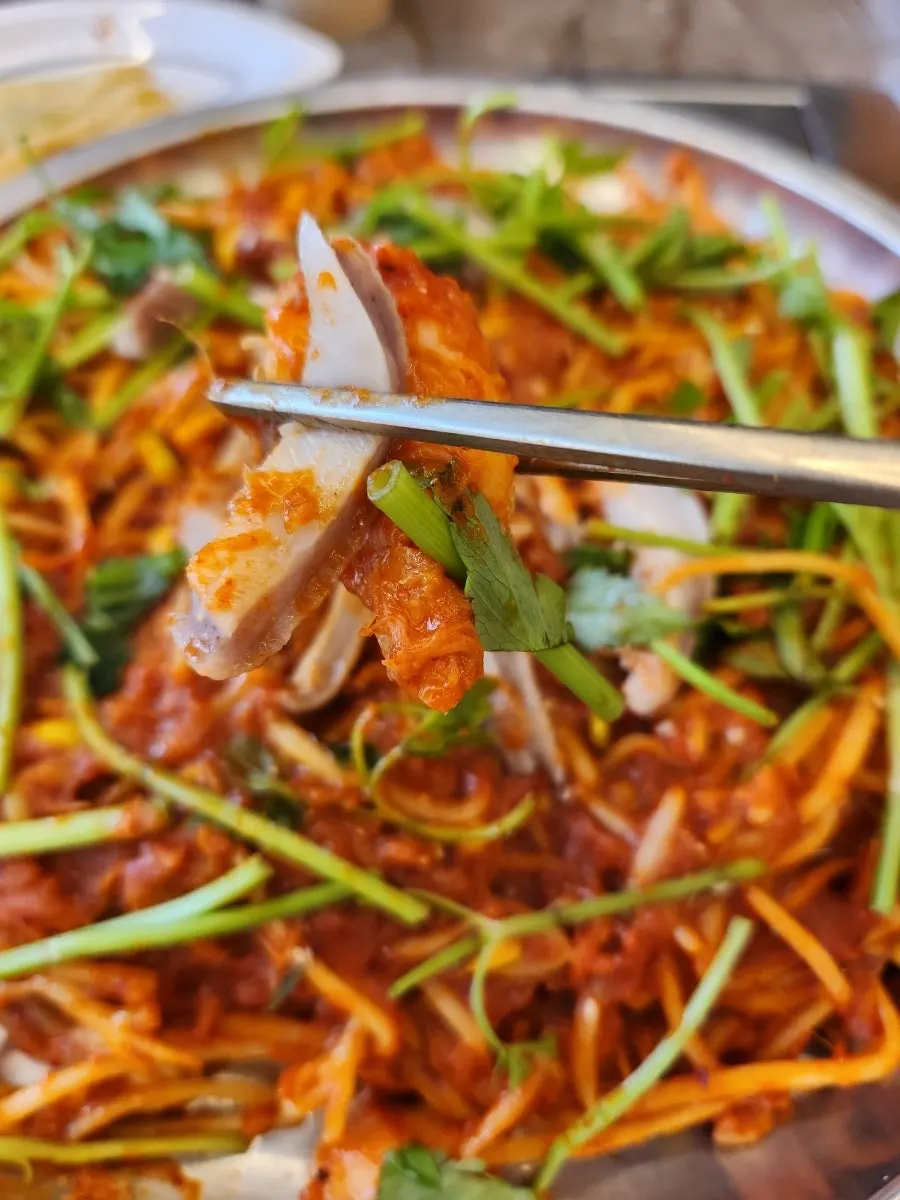 Level 3 boneless monkfish stew
