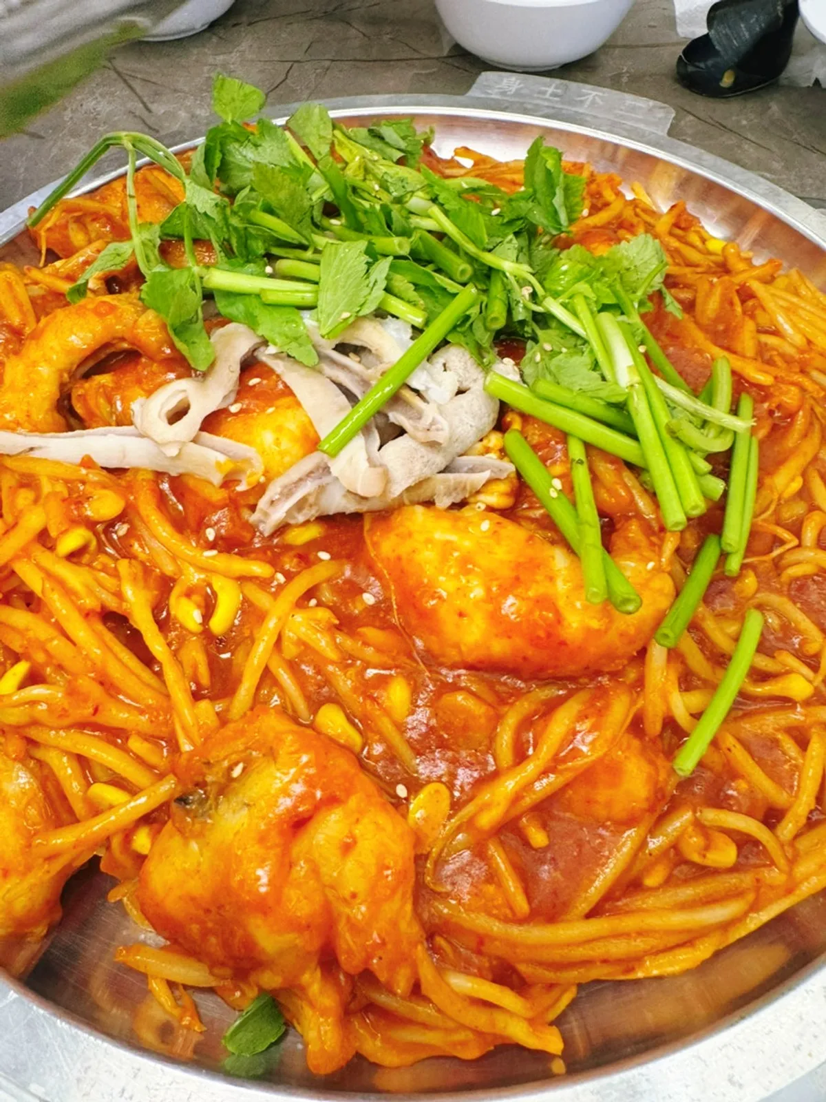 콩나물 넉넉한 철판 아구찜
