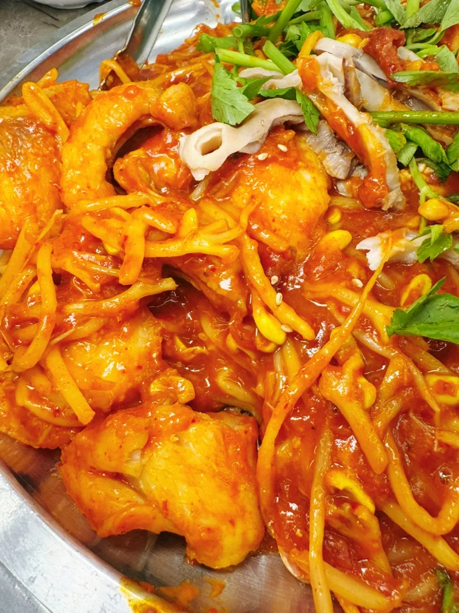 소 사이즈지만 푸짐한 아구찜 양