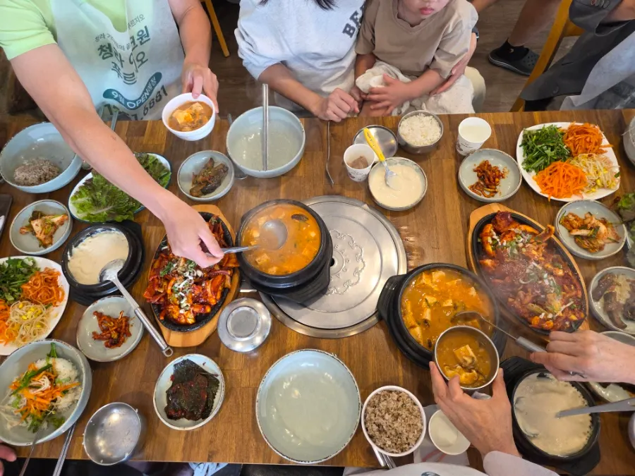 오삼정식 메뉴