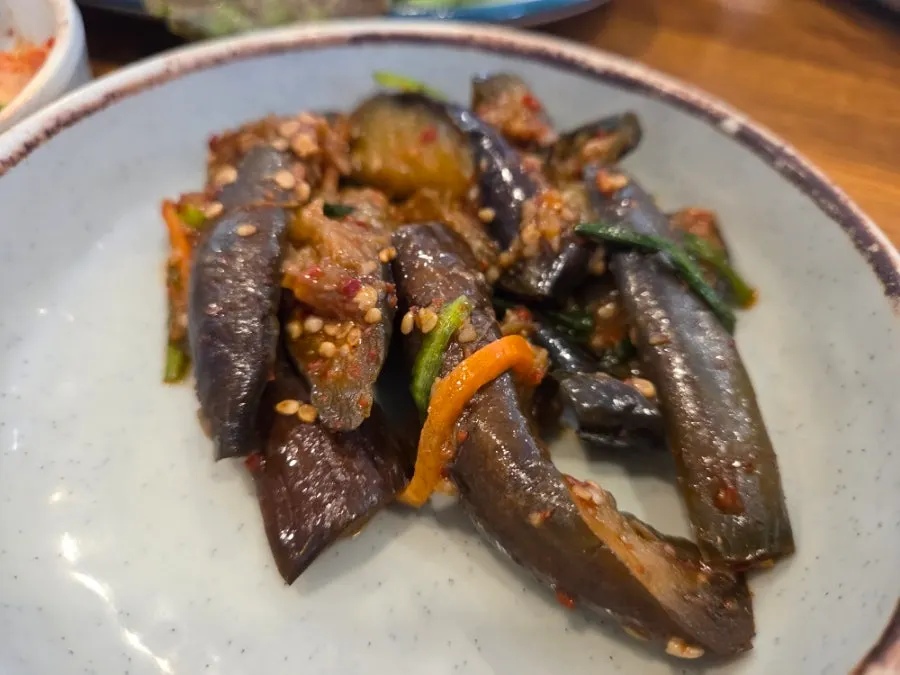 비빔밥용 나물 반찬 구성