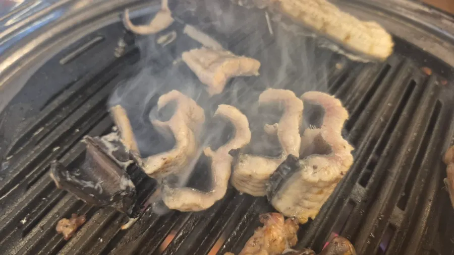 Tender and moist freshwater eel