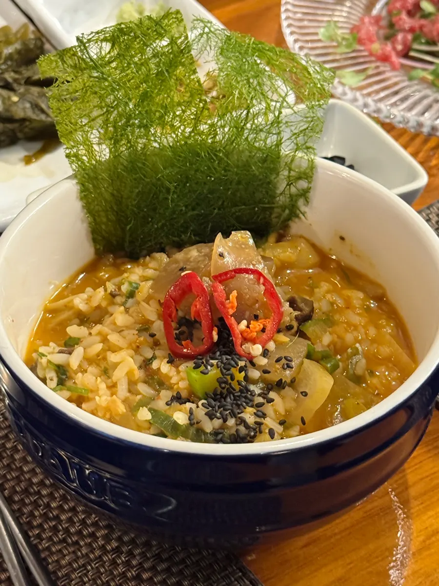 Pyongyang naengmyeon eaten to finish the meal