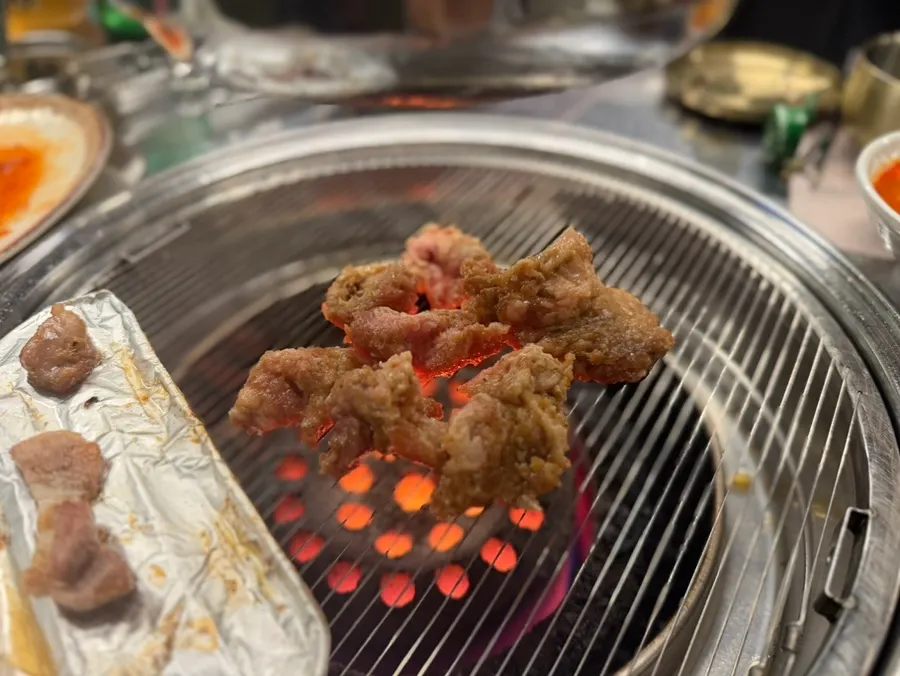 감골연탄집 청라점 오돌갈비 상차림