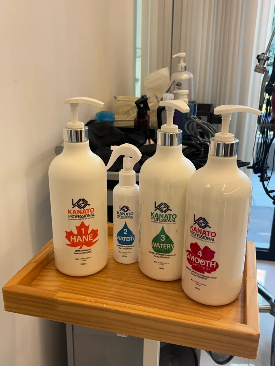 Products used for the clinic being shown