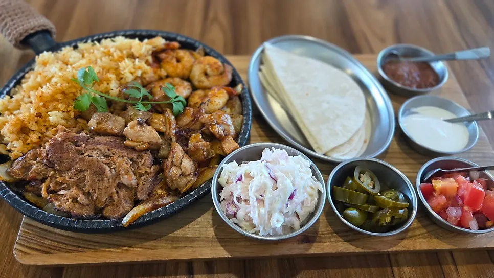 Cold drink enjoyed alongside the fajitas