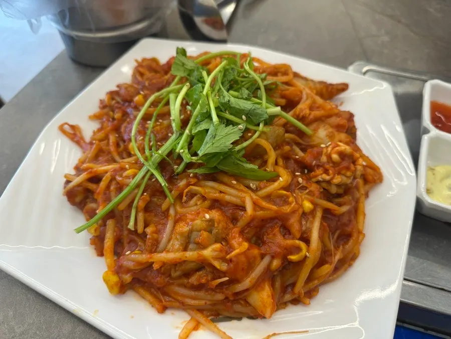 Mini agu-jjim ordered at regular spice level