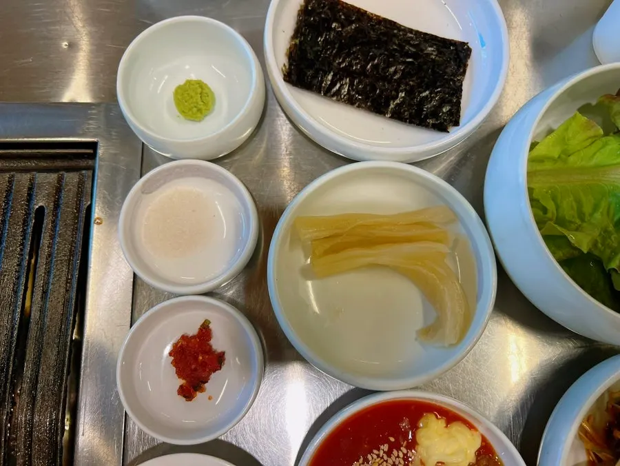 Cooking-time information for gogalbi and scorched-rice soup