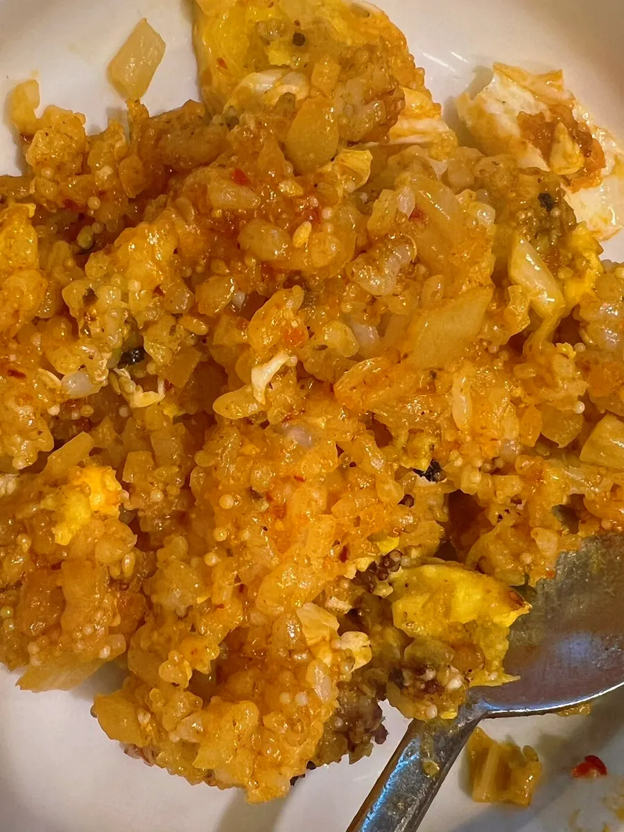 Additional herring roe rice order on the menu