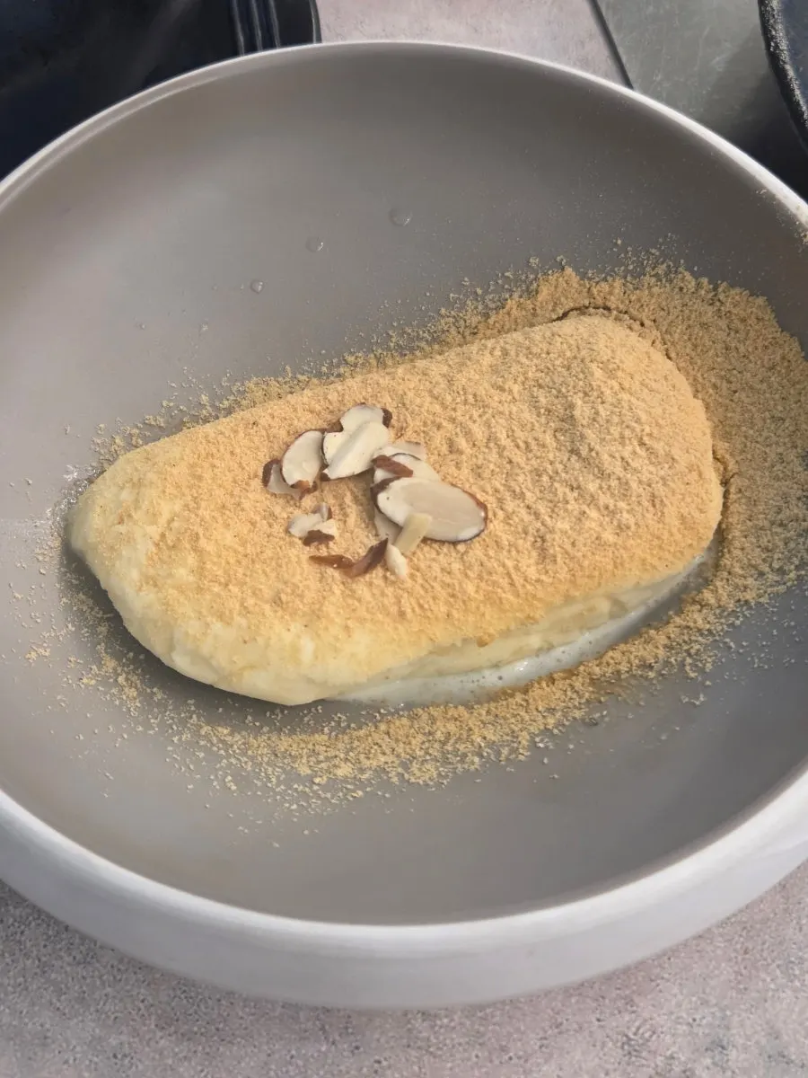 Injeolmi rice cake ice cream served for dessert