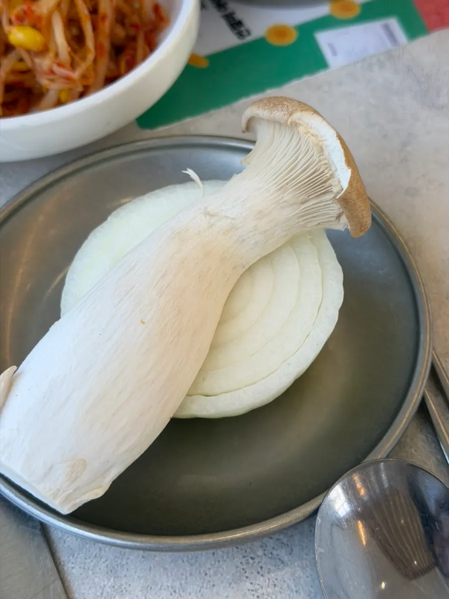 미나리 파채무침 콩나물무침 기본 반찬