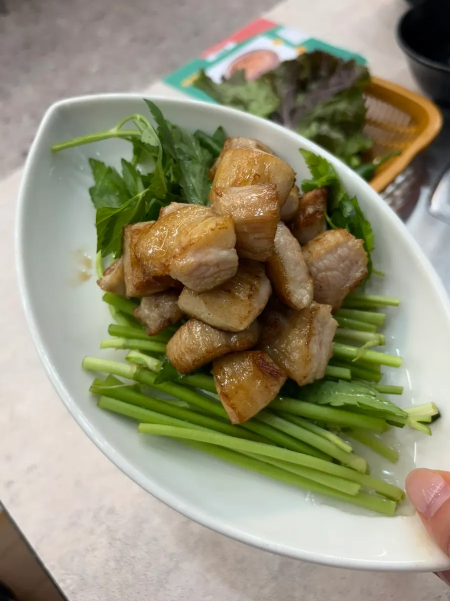 An extra serving of pork neck