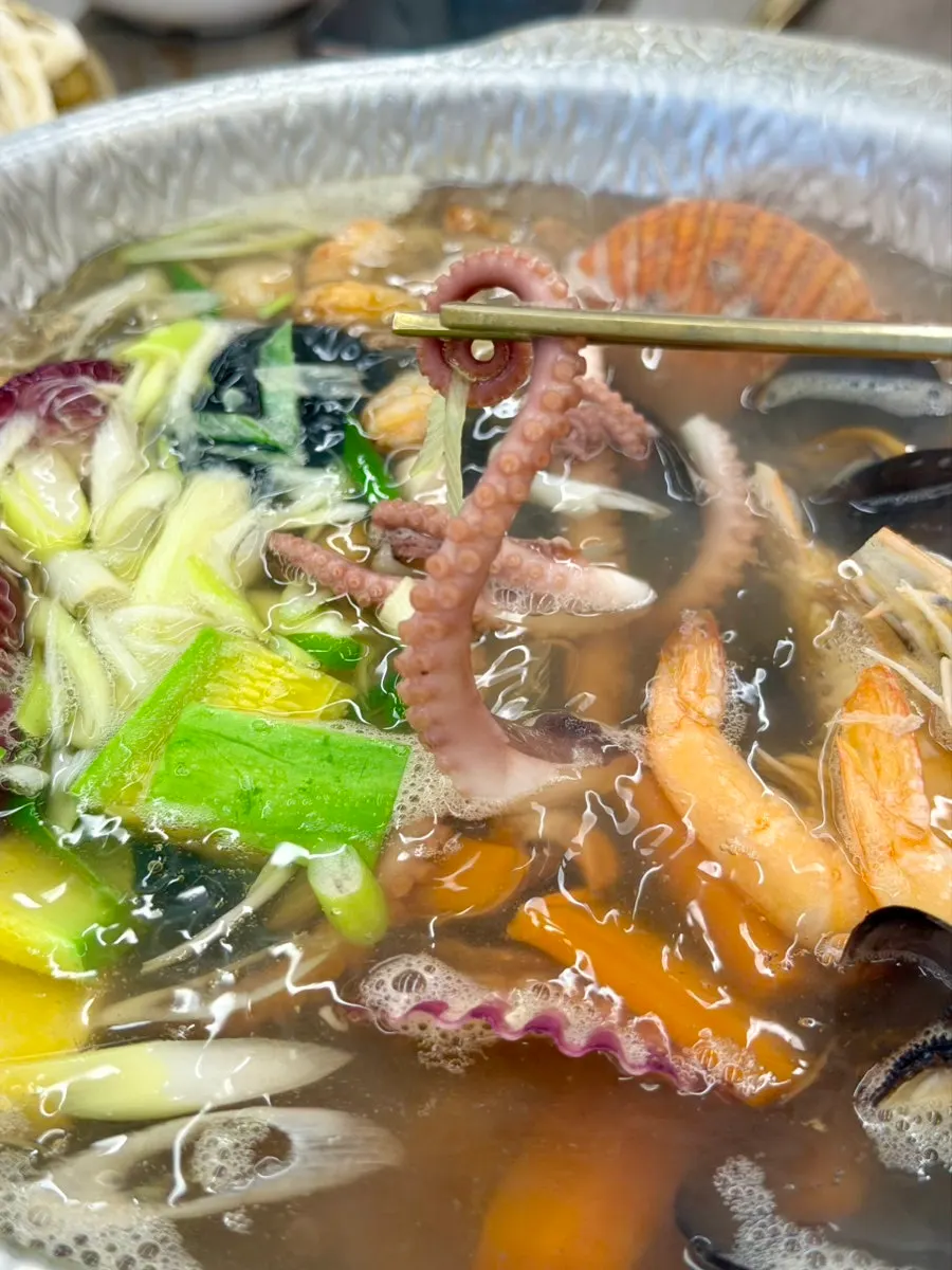 해물손칼국수의 해물