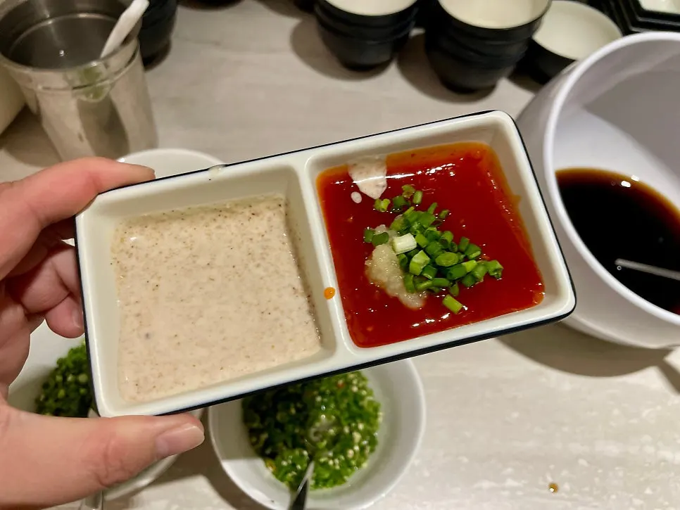 Several kinds of shabu-shabu meat