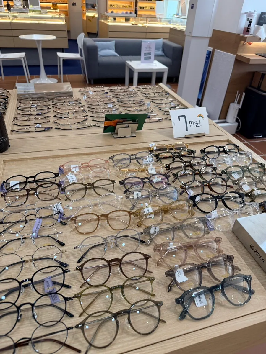 Frame section organized by price tier