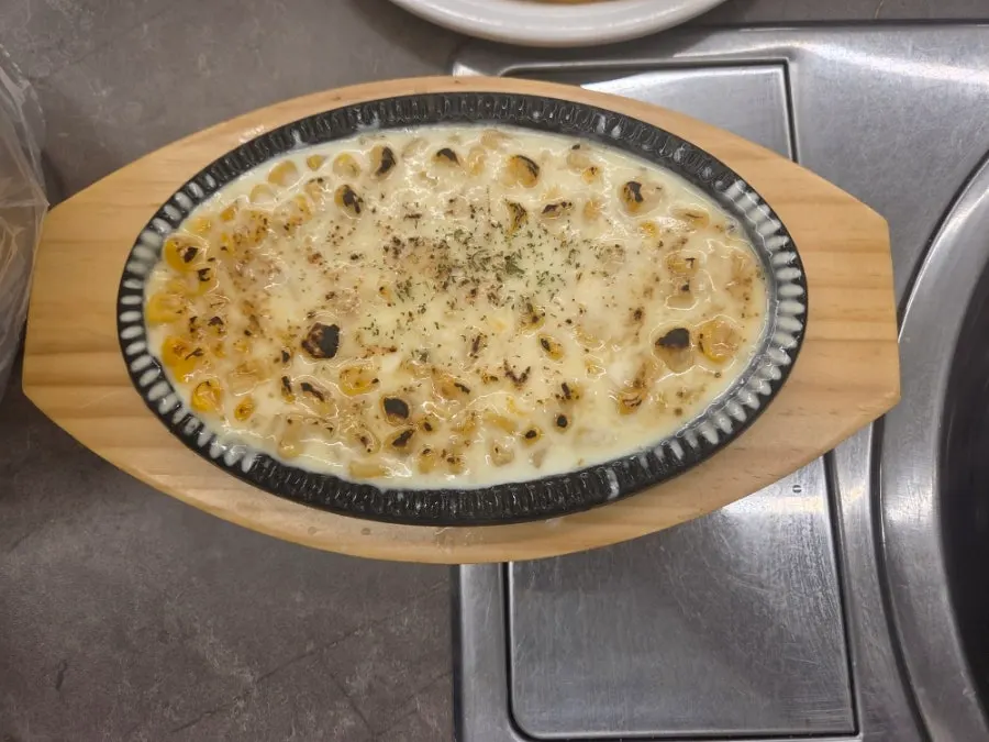 Flat dumplings eaten alongside the seafood stew