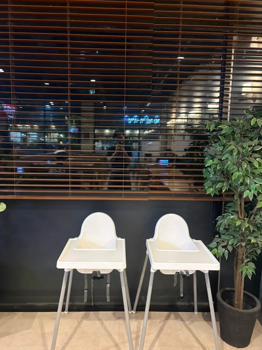 店内に用意されたキッズチェア