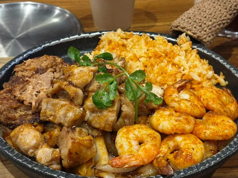 Sauces served with the Fajita Platter