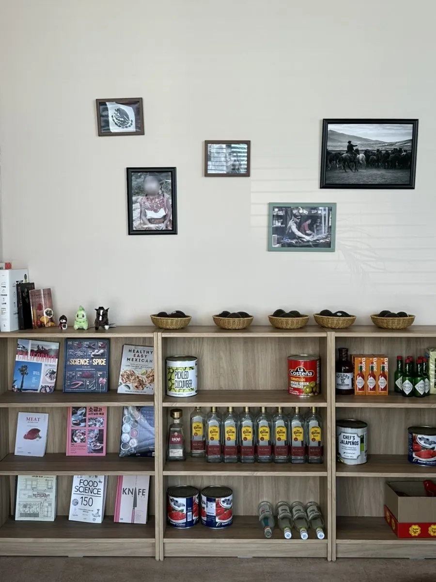 Exotic interior of Taco Dot Cheongna Branch