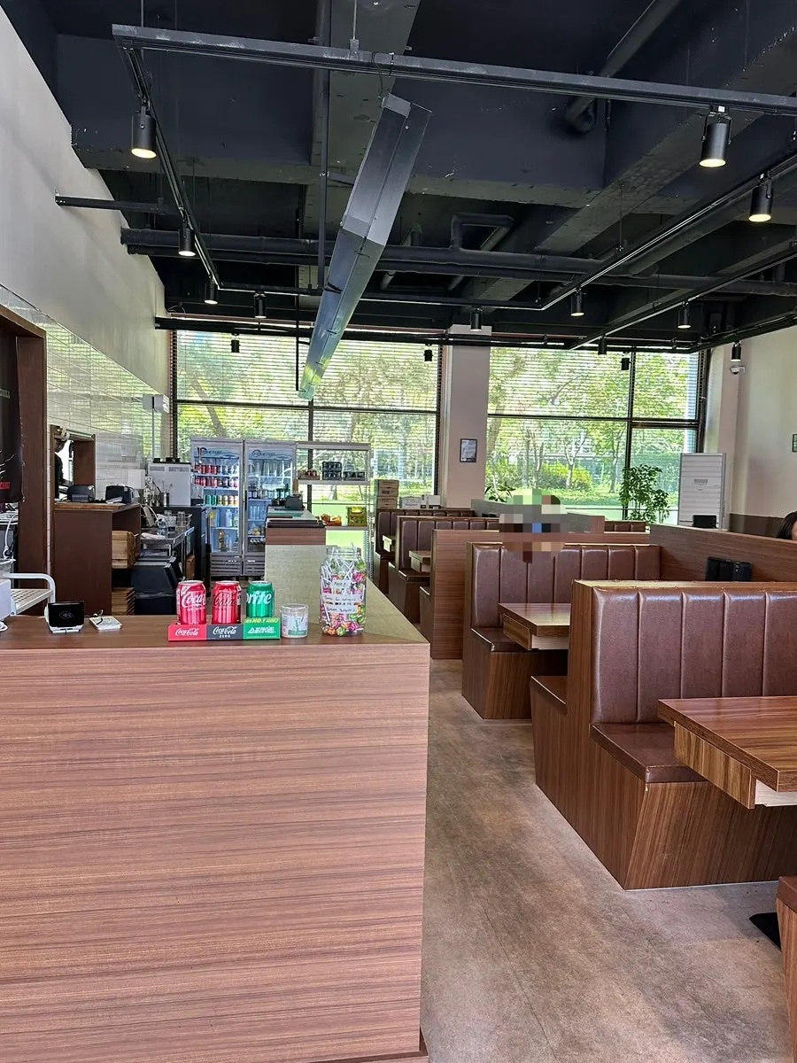 Window seating at Taco Dot Cheongna Branch