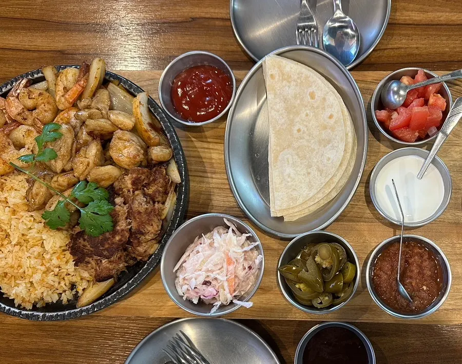 Menu board at Taco Dot Cheongna Branch