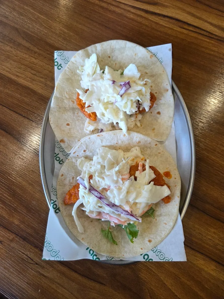 Nashville hot chicken taco