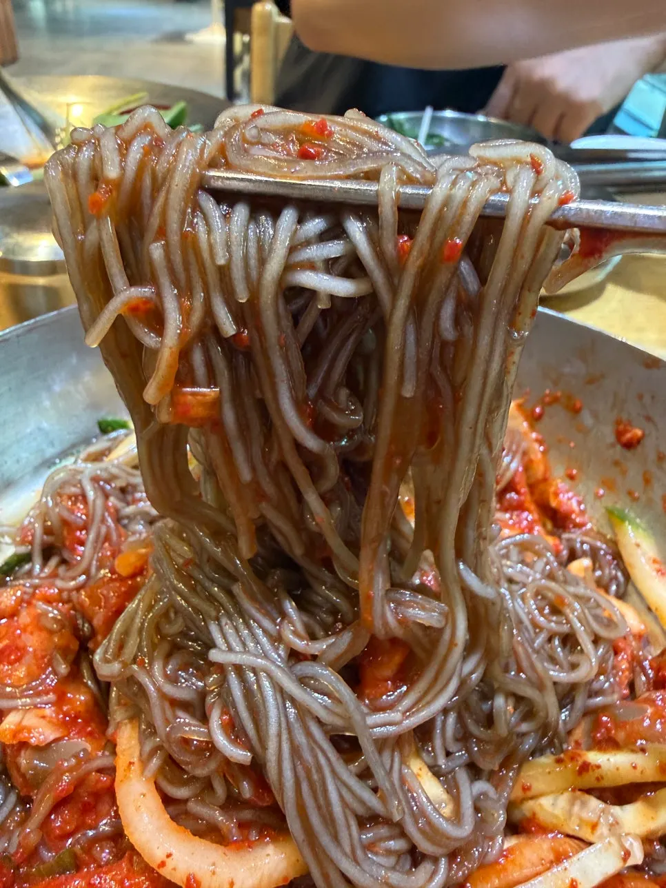 간재미가 크게 들어간 회비빔냉면
