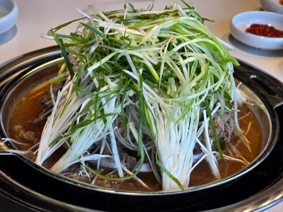 Plate of marinated crab banchan
