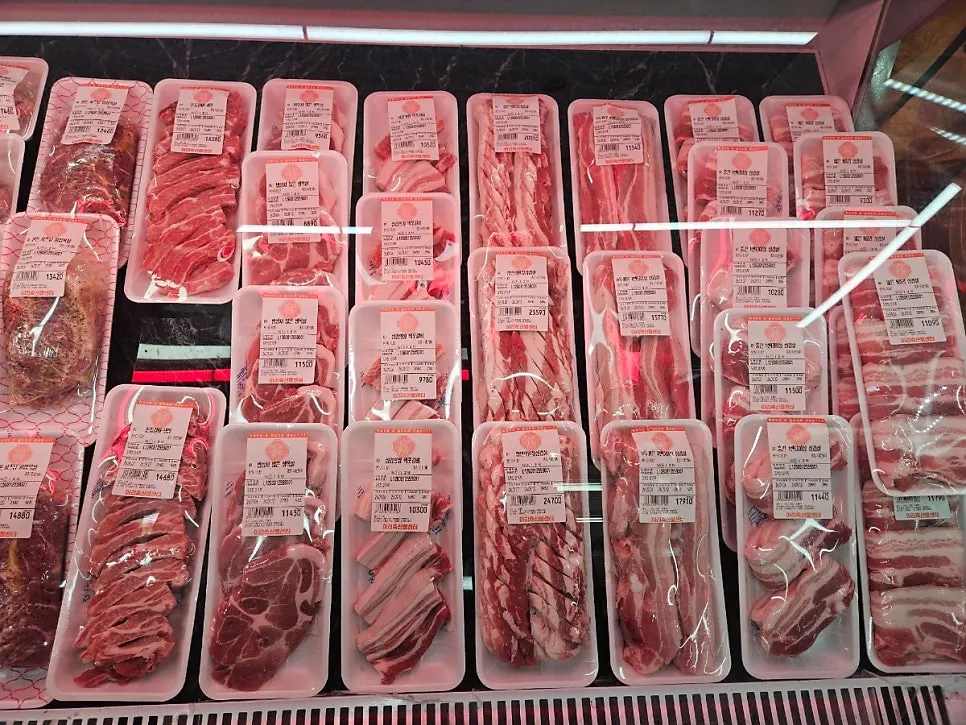 Small packaged portions of meat