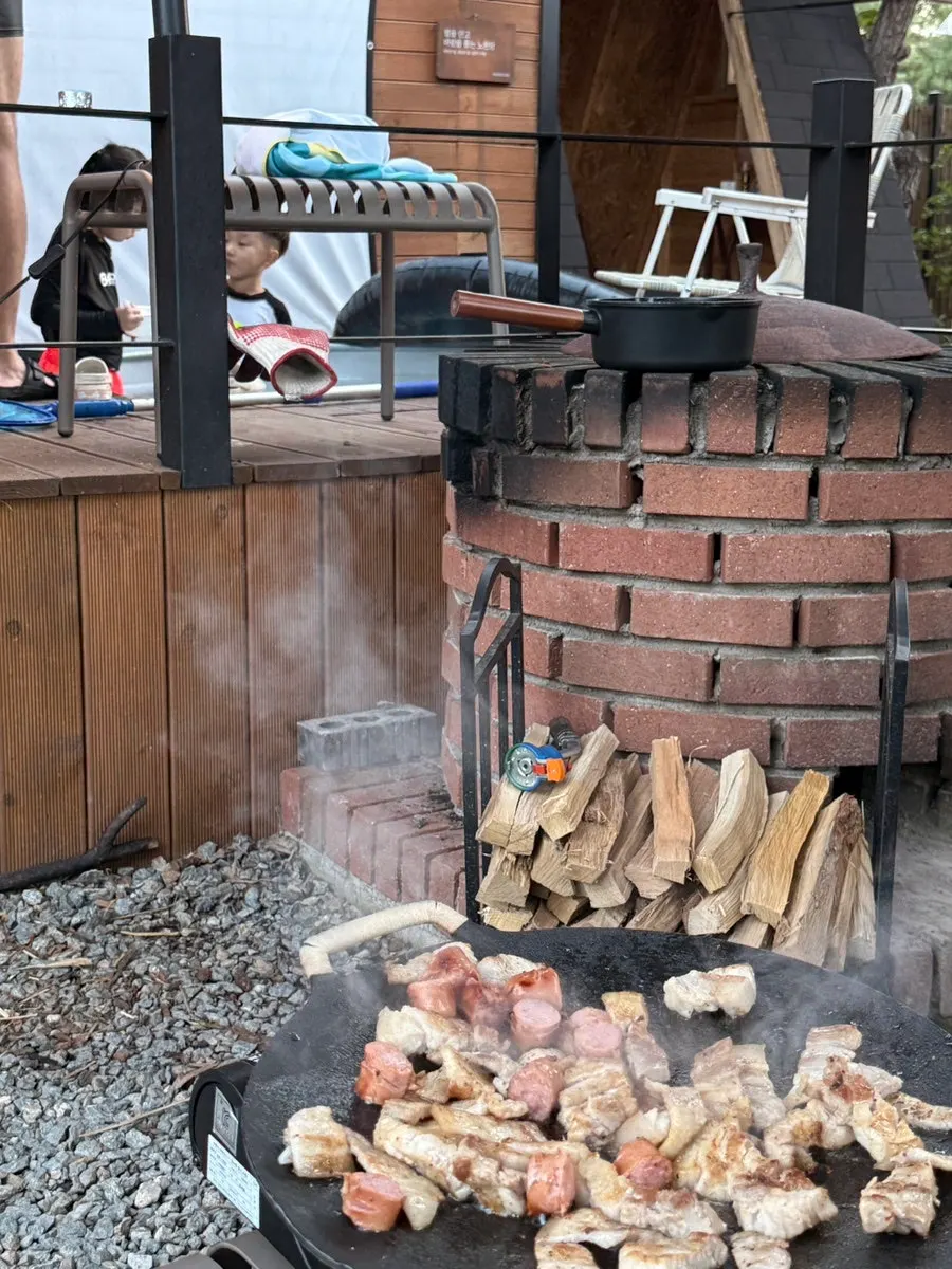 Thinly sliced pork belly for kids grilled crispy