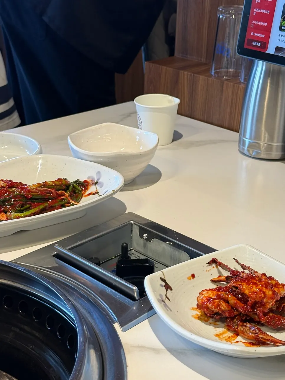 Pork ribs topped with cheongyang chili slices