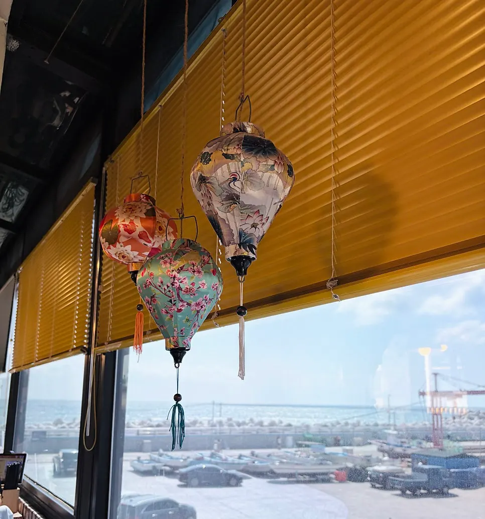 Southeast Asian-style interior of Cheongsapo Rice Noodles Main Branch