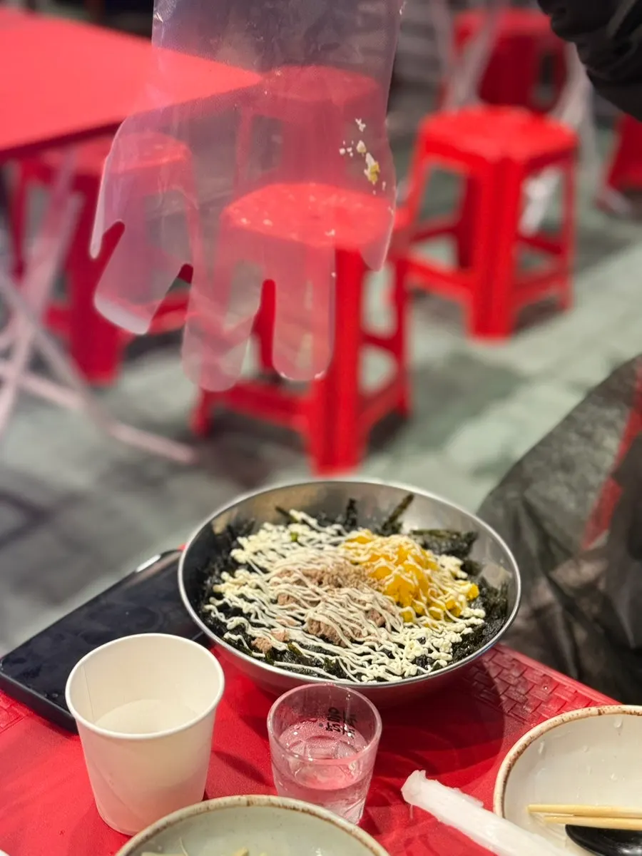 Tuna mayo rice ball received through the review event