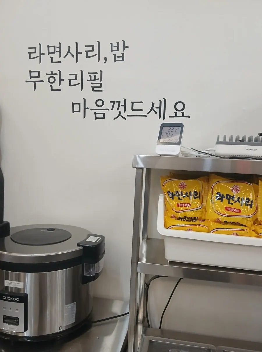A bowl from this Dujeong-dong budae-jjigae restaurant with rich broth