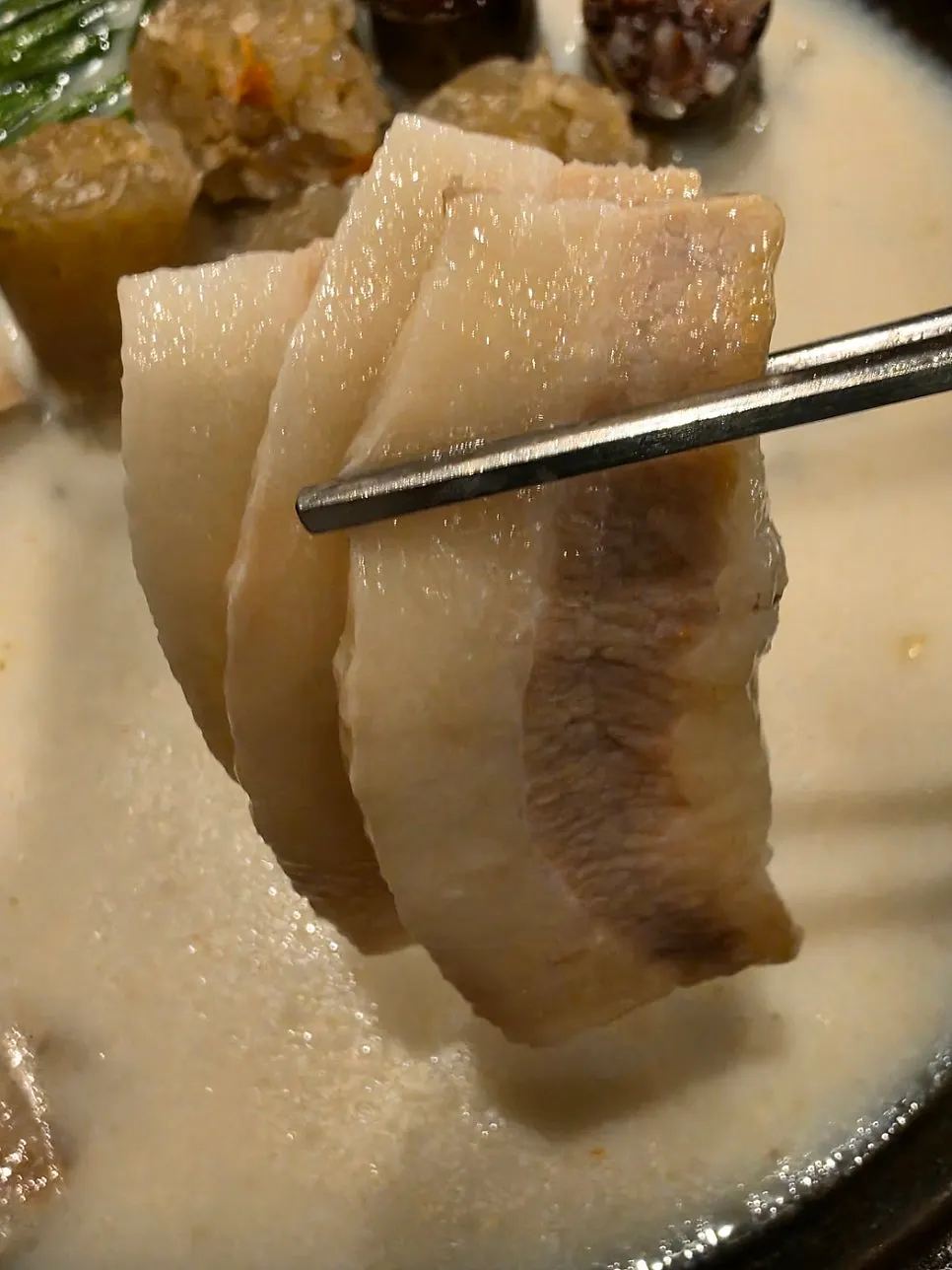 보승회관 순대 항정수육 정식의 항정수육