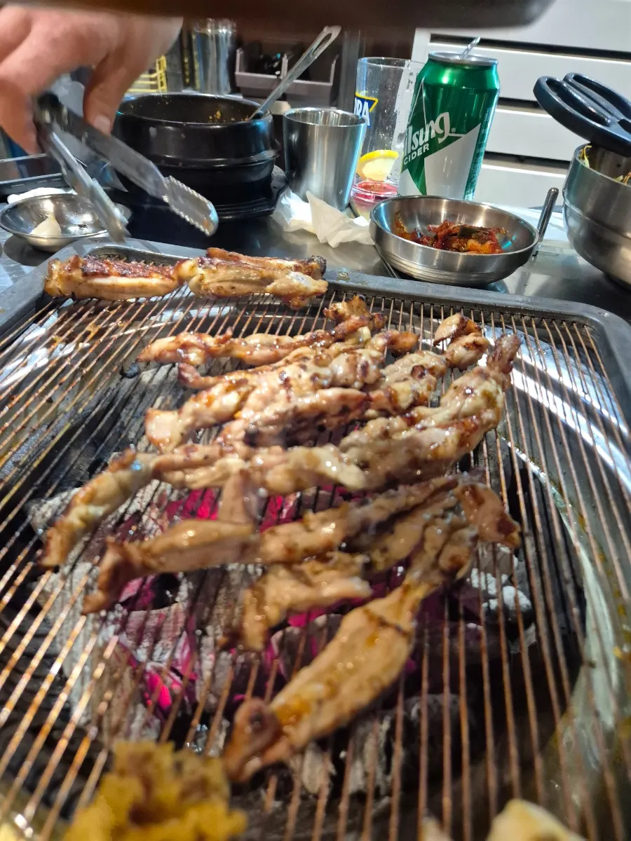Picking meat off the bone down to the last bite