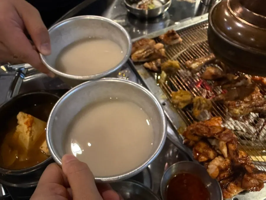 달달한 호랑이 막걸리 한 잔