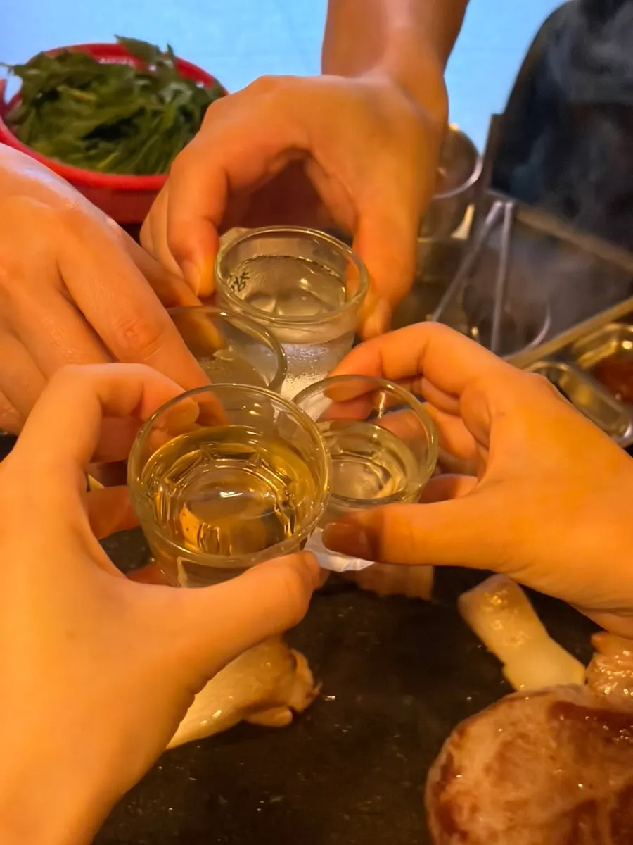 살얼음 육수의 마무리 냉국수
