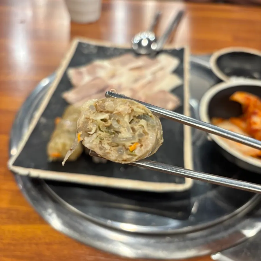 세 가지 종류의 순대