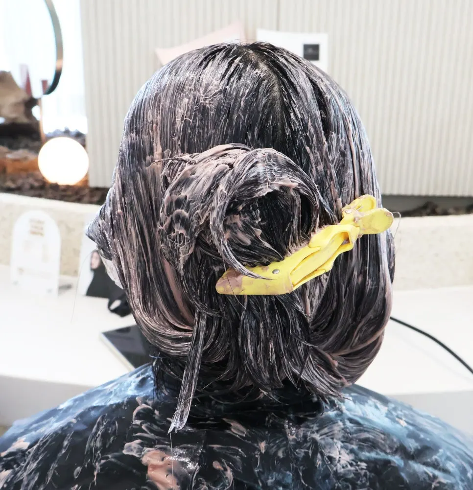 Hairline with reduced weight after the cut