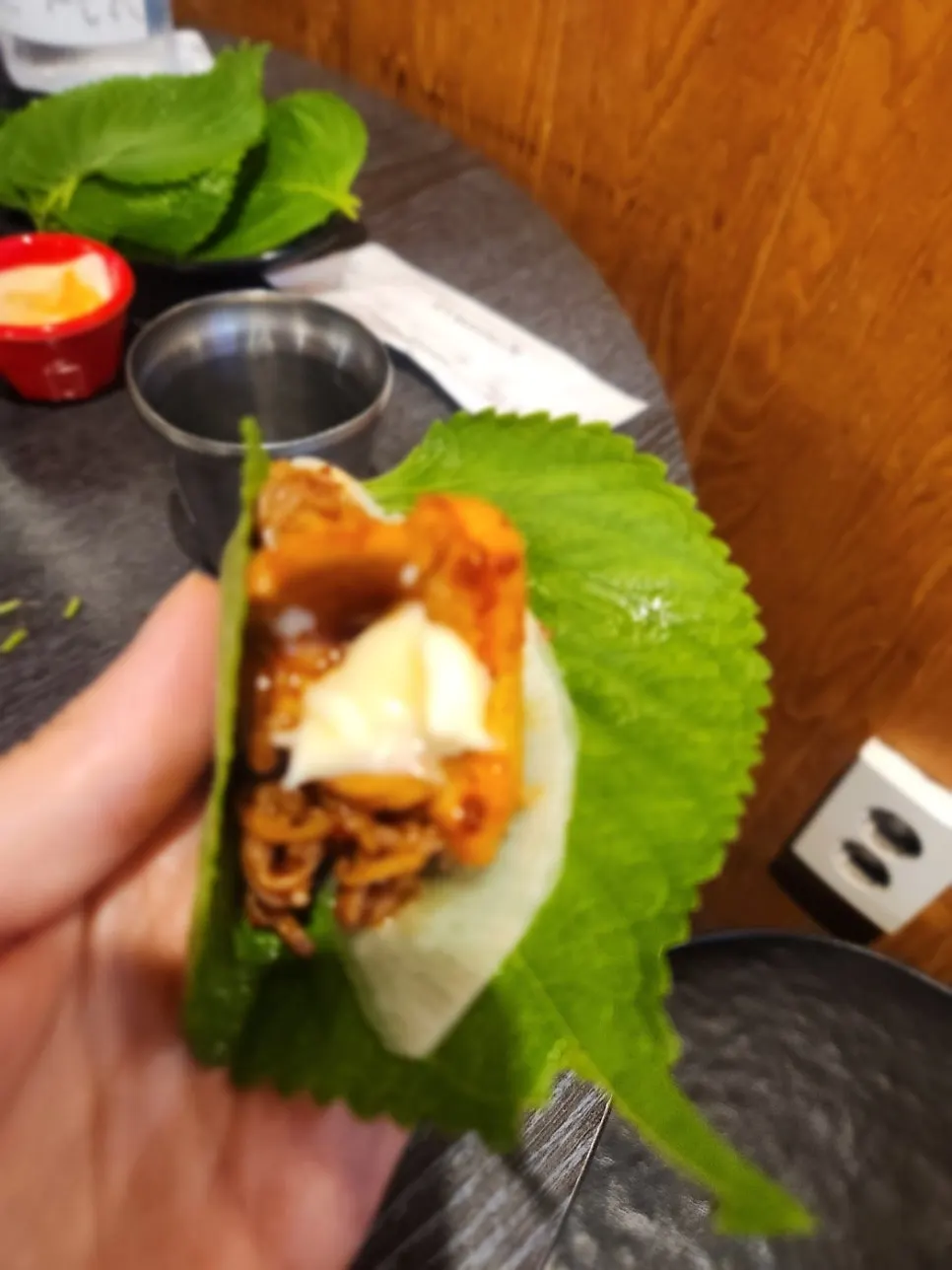 조리 중인 쭈꾸미와 삼겹살