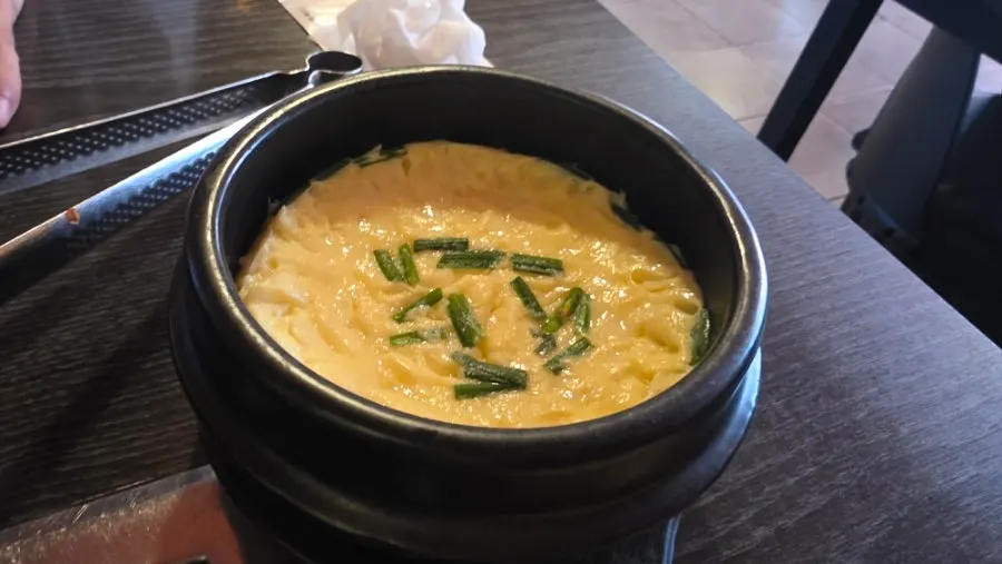 Jjukkumi grill with the Rich Gold Cheese Plate