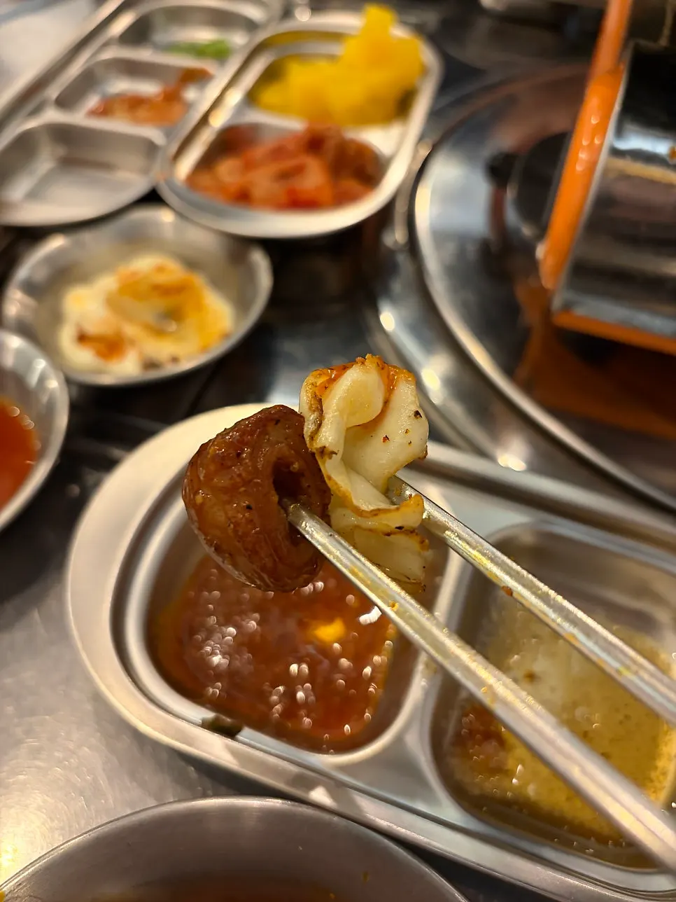 Cross-section of the chewy makchang