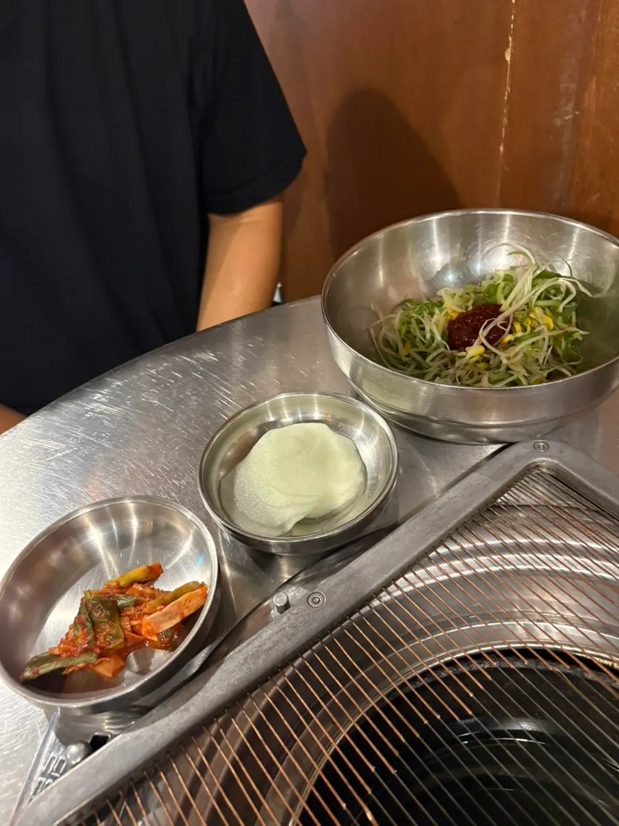 Ondogye's charcoal chicken galbi menu board