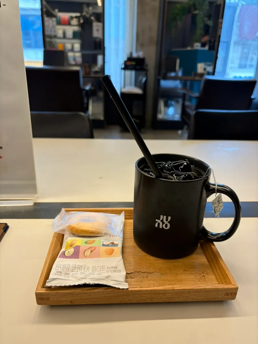 Nuts, cookies and a cup of tea