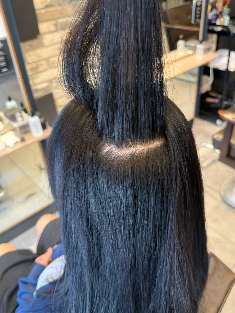 Hairstyle transformation after the layered cut