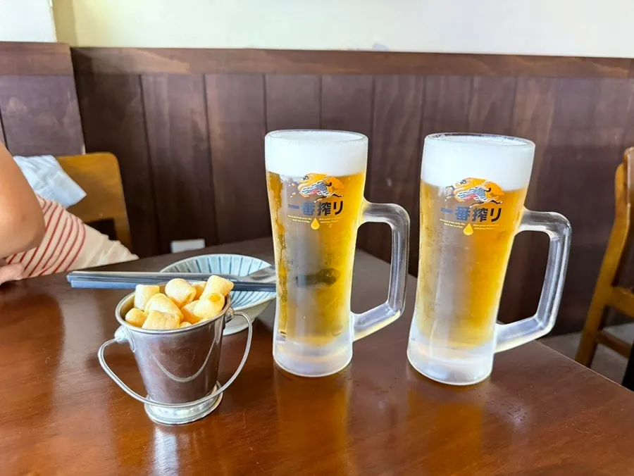 천잔 생맥주 한 잔
