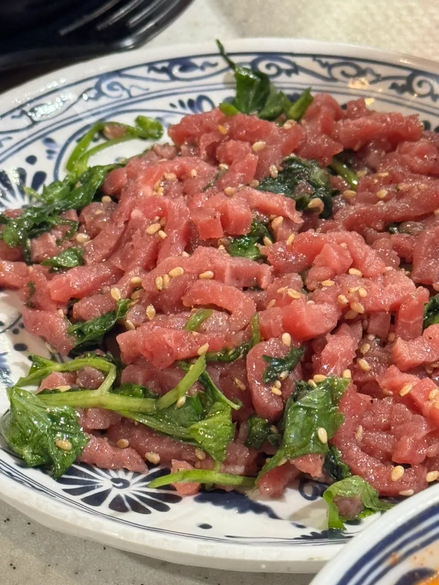 셀프 김치전 반죽이 놓인 모습