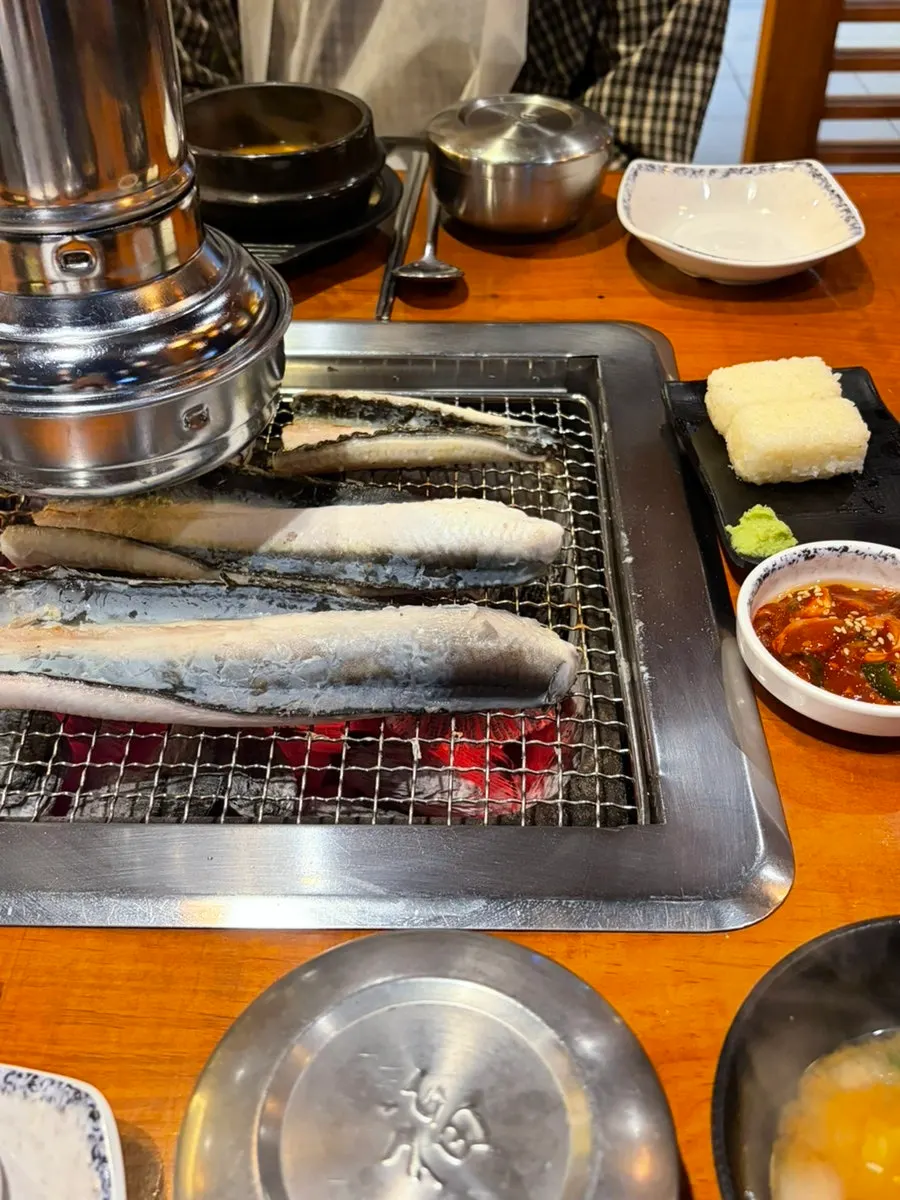 Doenjang stew served as part of the set
