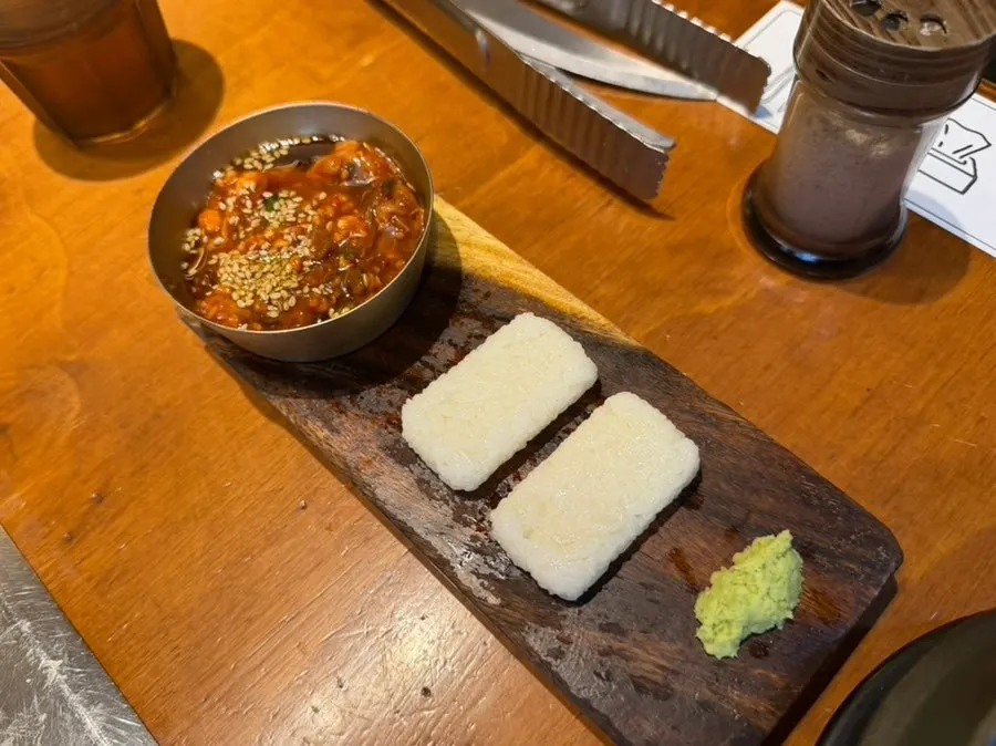 Nicely browned grilled eel